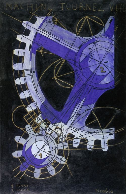 Francis Picabia's 1917 Dada work Machine Turn Quickly