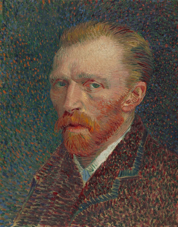 Vincent van Gogh's 1887 self-portrait, appearing here without appointment